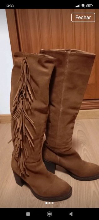 Bota Camurça camel