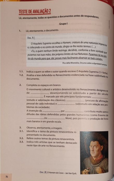 Preparar os testes 8o ano História