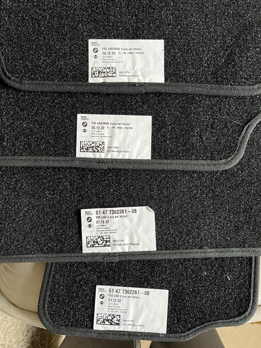 Kpl dywaników Mini cooper 2023!