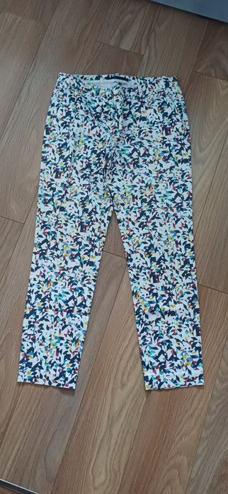 spodnie na lato zara basic r 38