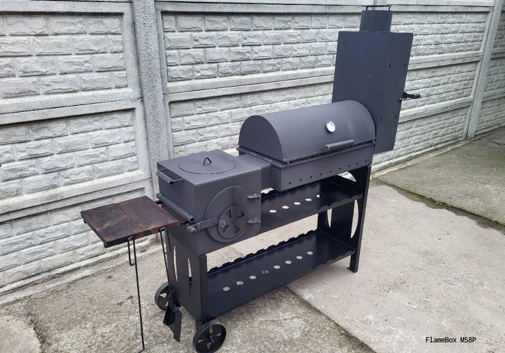 • 5 мм • ВІД ЗАВОДУ • Мангал 4в1 • Гриль Смокер з Пічкою під Казан