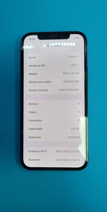 Iphone 12 Pro Azul Pacífico 128gb GRAU A