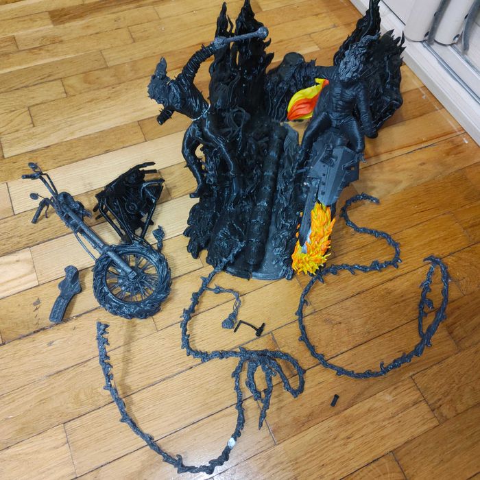 3D частини для Ghost Rider Diorama