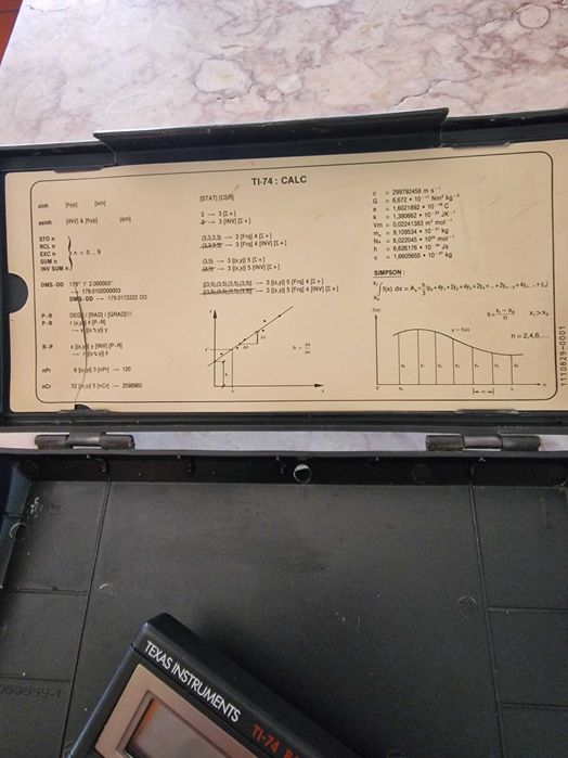 Texas Instruments TI-74 BASICALC Calculator64564315027202124