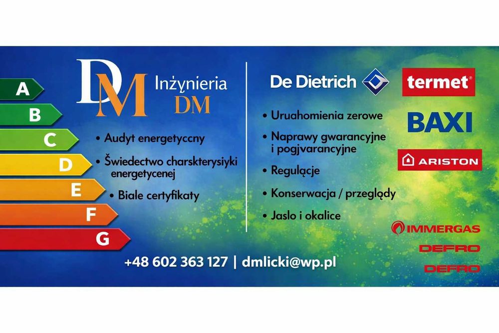 Audyt energetyczny, Świadectwo energetyczne, Czyste powietrze, SERWIS, Montaż HAVAC