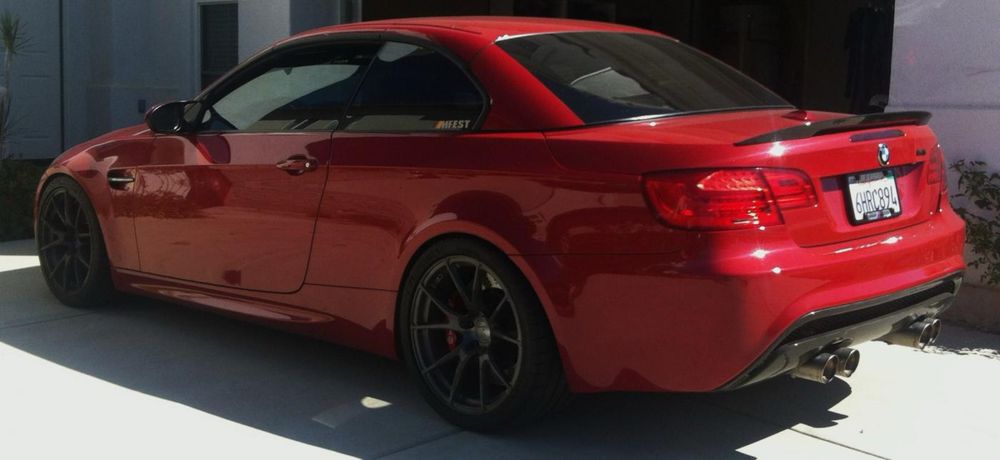 LIP SPOILER AILERON BMW SÉRIE 3 E92 E93 M3 M PERFORMANCE PRETO BRILHO