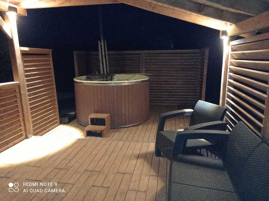 balia z jacuzzi w ośrodku wczasowym w Bieczu