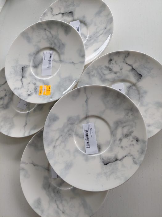 Villeroy & Boch Marmory spodek do Filiżanki Do Kawy 16 cm, biały