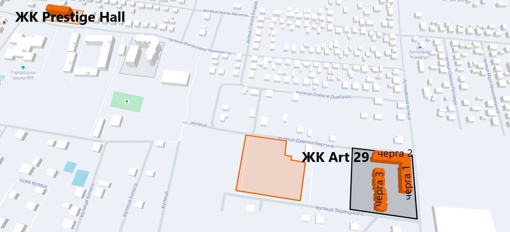 Продаж 1 кім. кв , 41.43 м2 , ЖК Art29 , м. Городок _Без комісії