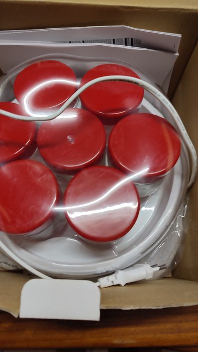 Iogurteira bimar com sete copos de vidro