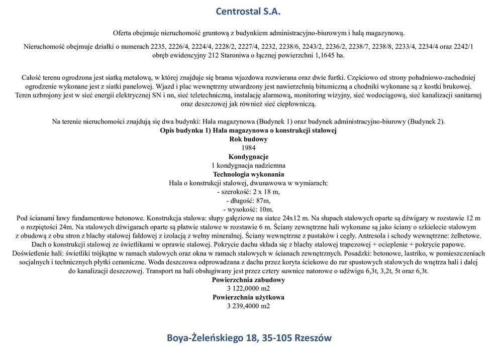 Atrakcyjna nieruchomość gruntowa z dwoma budynkami