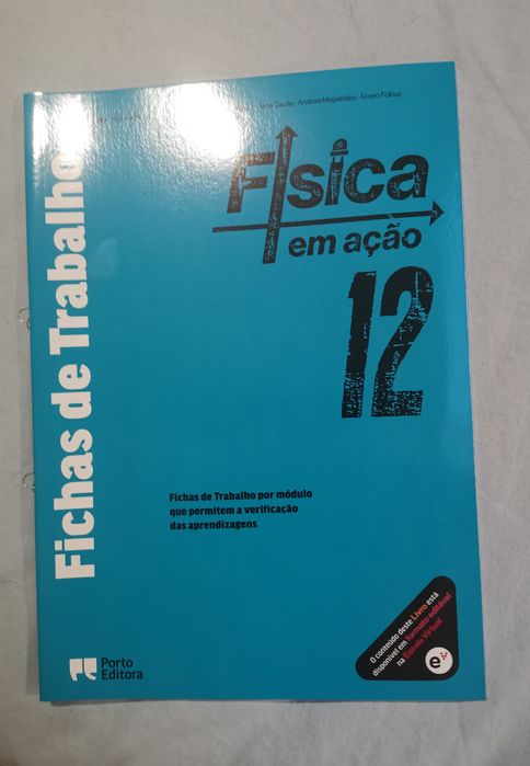 Conjunto de 4 cadernos de apoio - "Física em ação 12"