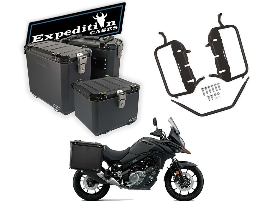 PROMOCJA ! Suzuki 650 / 1000 Vstorm Kufry Expedition Cases DODATKI !