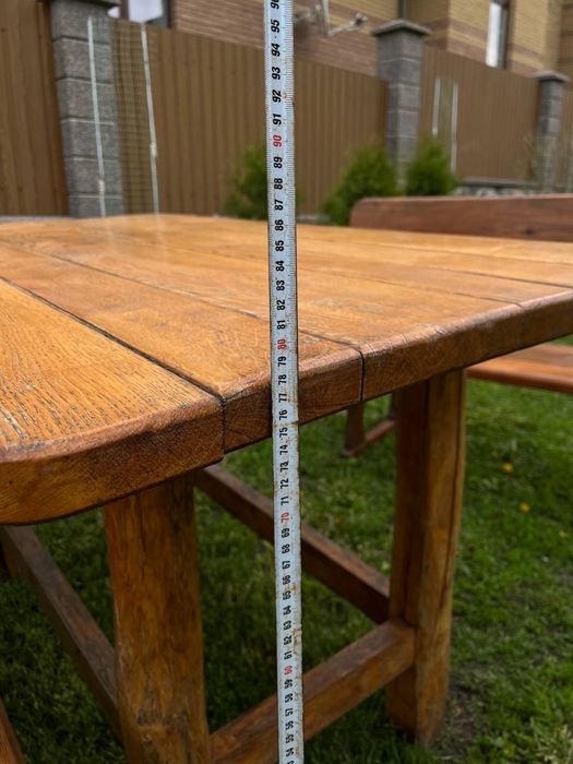 Продам столи дубові та лавки бу