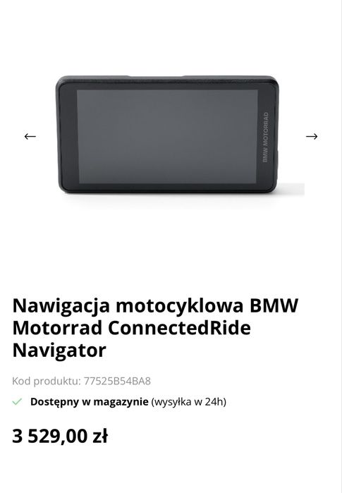 nawigacja BMW GS