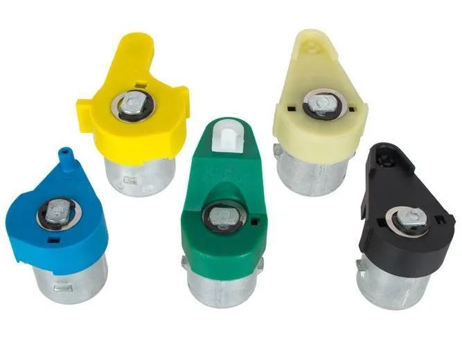 Kit 5 fechos Canhões portas com chaves Renault Kangoo Mk1 NOVOS