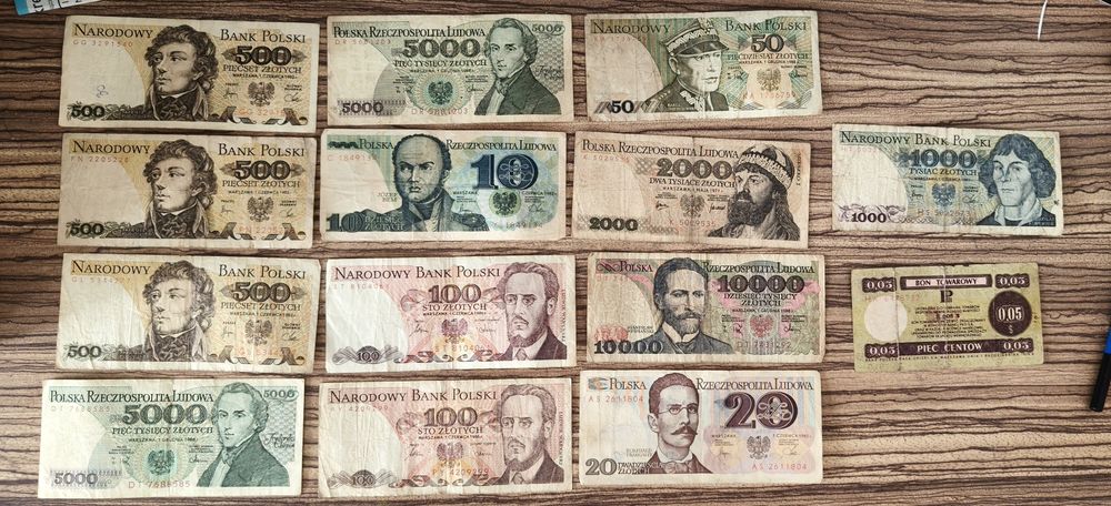 Stare Banknoty Polskie