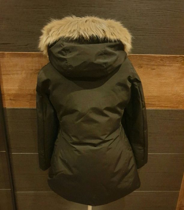 czarna zimowa parka kurtka XL zara