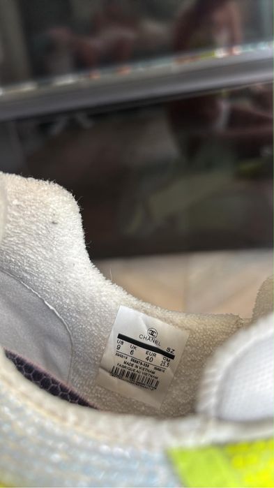 Buty  Chanel Fabric Logo Low-Top Sneakers