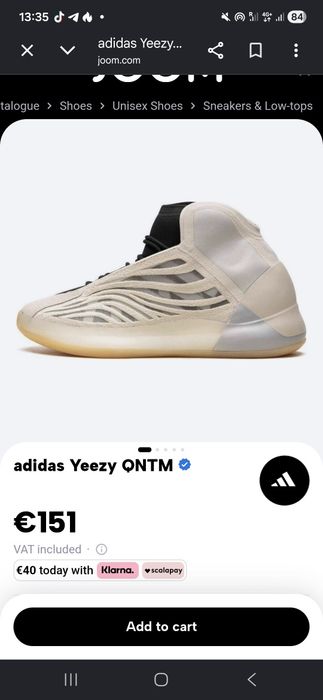 Yeezy Men's Quantum Performance-Ready Sneakers - Quântico / Yeezy QNTM Basketball.