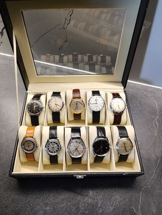 Stary zegarek Atlantic Worldmaster Super De Luxe, kolekcja, lata 50/60