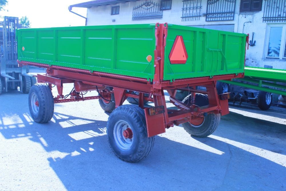 przyczepa wywrotka jednoosiowa tandem 3t - 15t homologacja