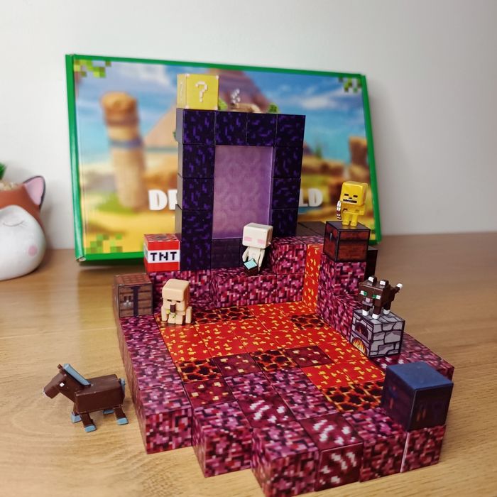 Конструктор магнітний майнкрафт, магнітні кубики, блоки minecraft