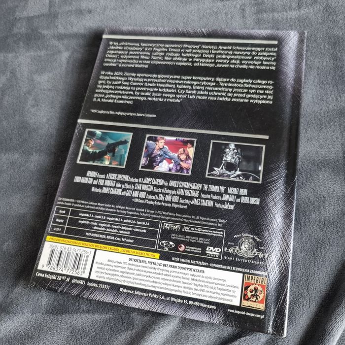Film DVD - Terminator 1 – Wydanie w książce