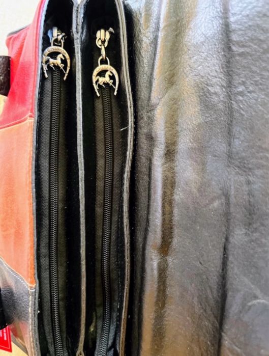 Bolsa em pele da Cavalinho