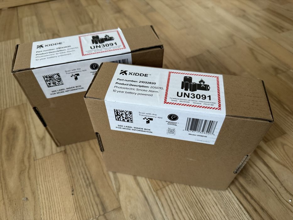 Автономні датчики диму (smoke alarm) Kidde  20SD10. НОВІ!