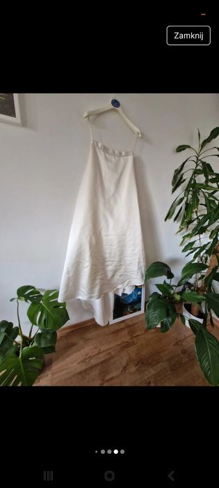 Suknia ślubna piękna w kolorze ecru