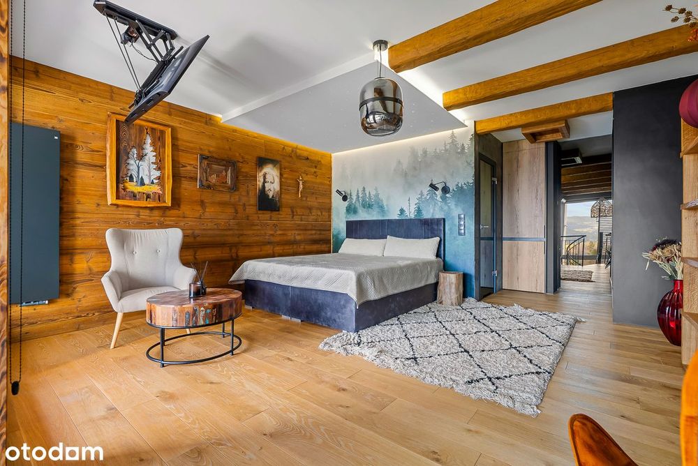 Panoramiczny widok na Równicę i Czantorię | 2 tarasy | premium | Wisła