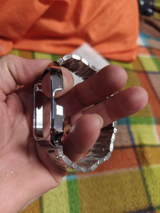 Bracelete com proteção em aço inoxidável para Redmi Watch 4 e 5