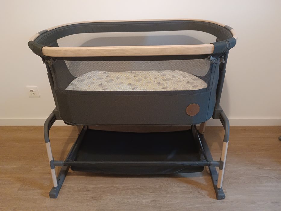Berço Co-sleeper Maxi-Cosi Iora Air – Beyond Graphite | Como Novo!