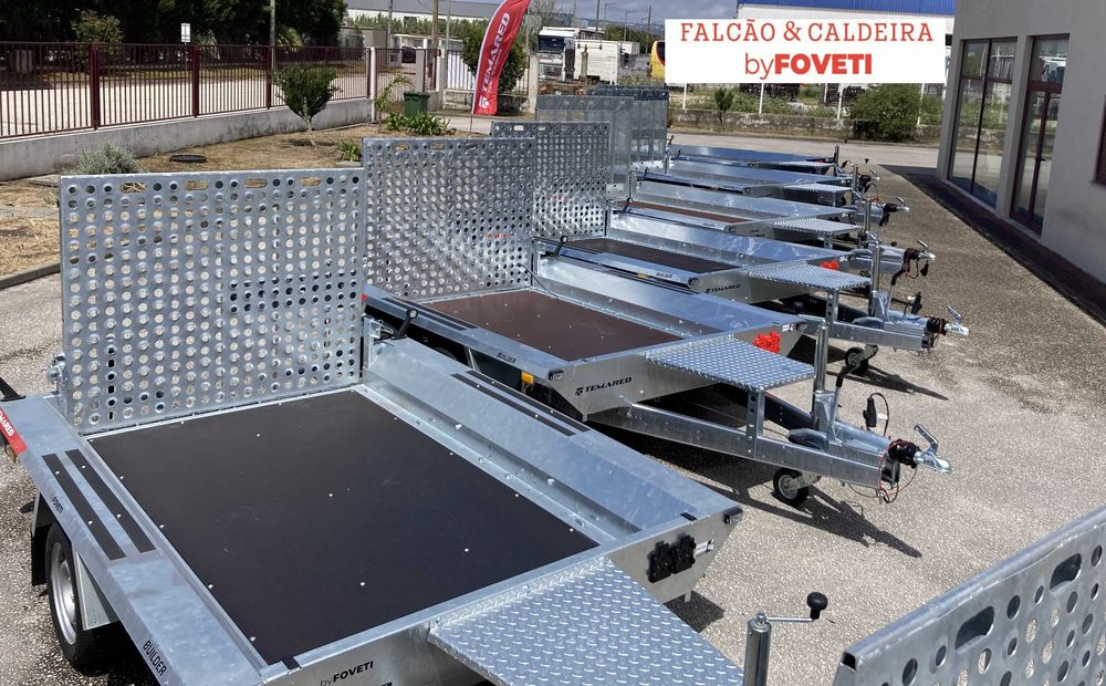 Atrelado Máquina Giratória Reboque Máquina Bocat Traillers escavadora