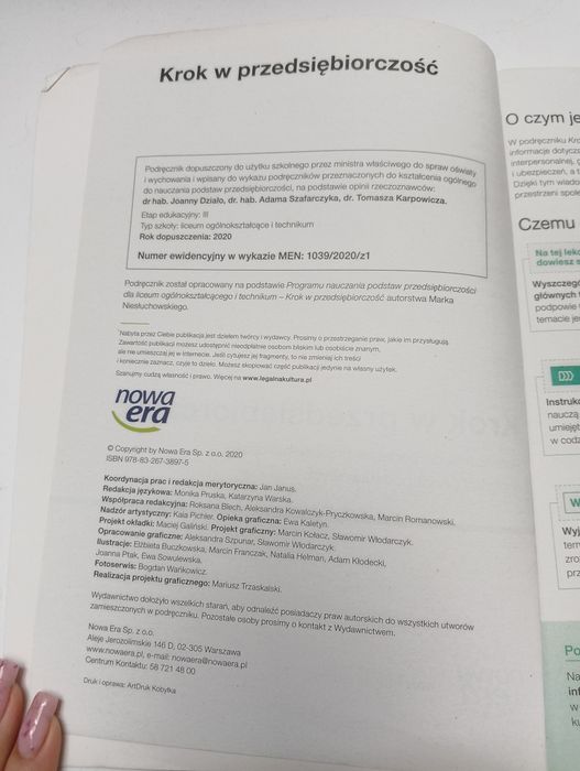 Podręcznik krok w przedsiębiorczość