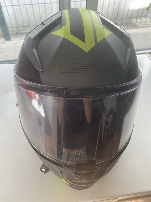 LS2 FF811 VECTOR II SPLITTER capacete cinza/amarelo