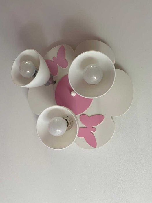 Lampa kwiat, motyle - 1 sztuka