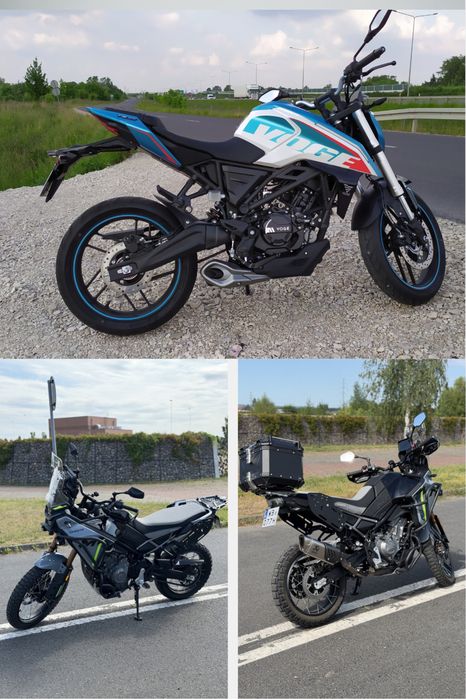 Wynajem motocykli - Cfmoto 450MT , Voge 125