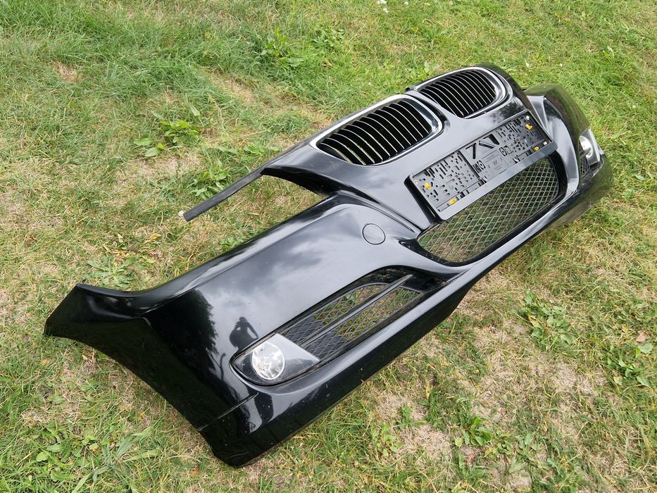 Zderzak przód lift  E90 E91 BMW 475/9 Black Sapphire Metallic Halogen Grill Kratka lci polift