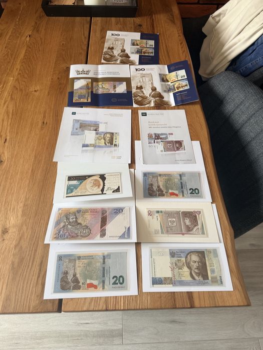 Banknoty kolekcjonerskie  20zlotych  niski numer