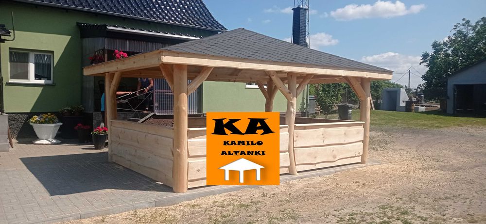Altanka, Altana, Altanki, Altany na grubym balu ogrodowe