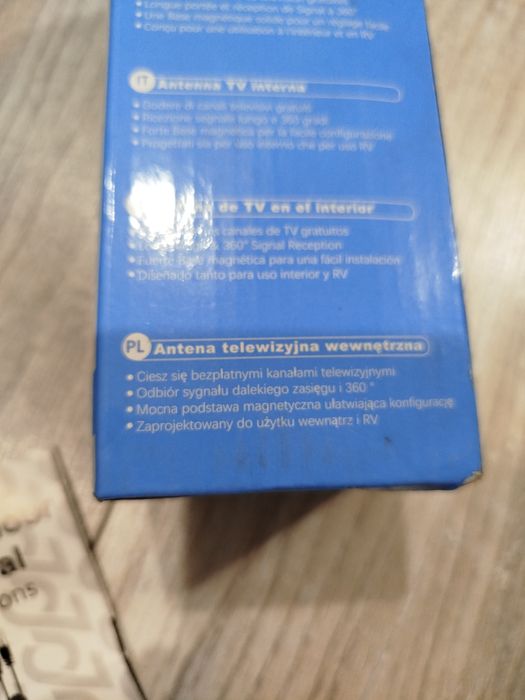 Antena telewizyjna wewnętrzna