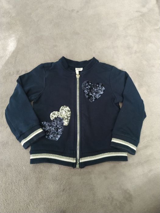 Кофта на молнии с пайетками Blukids для девочки 1-1.5 года
