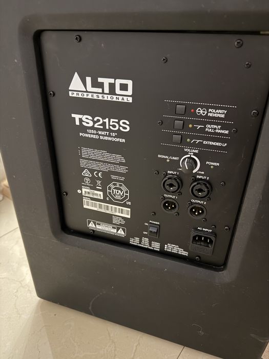 Zestaw 2.1 2xMackie SRM 450v3 1xAlto TS215S