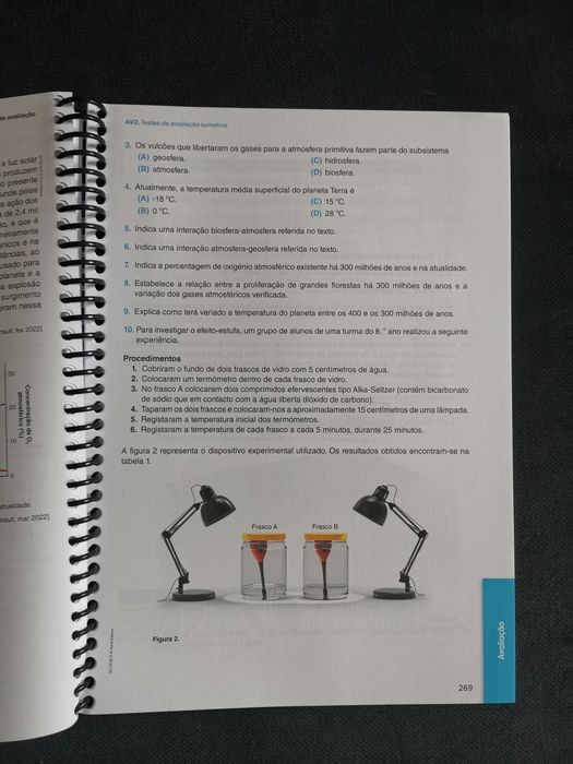 Caderno de apoio ao estudo com testes  Ciências 8 ano - Geo cientic