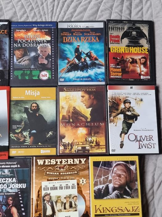 Filmy DVD zestaw do wyboru