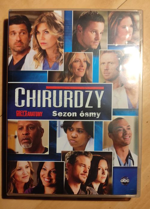 Film na DVD "Chirurdzy" sezon ósmy, 6 płyt 24 odcinki