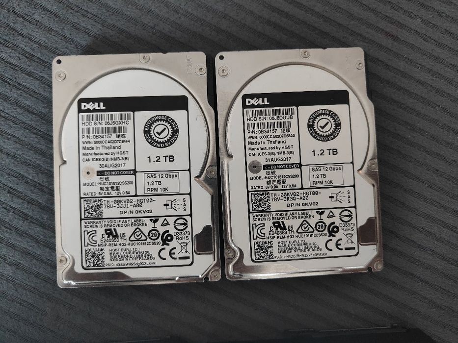 Dyski twarde Dell SAS 1.2 TB