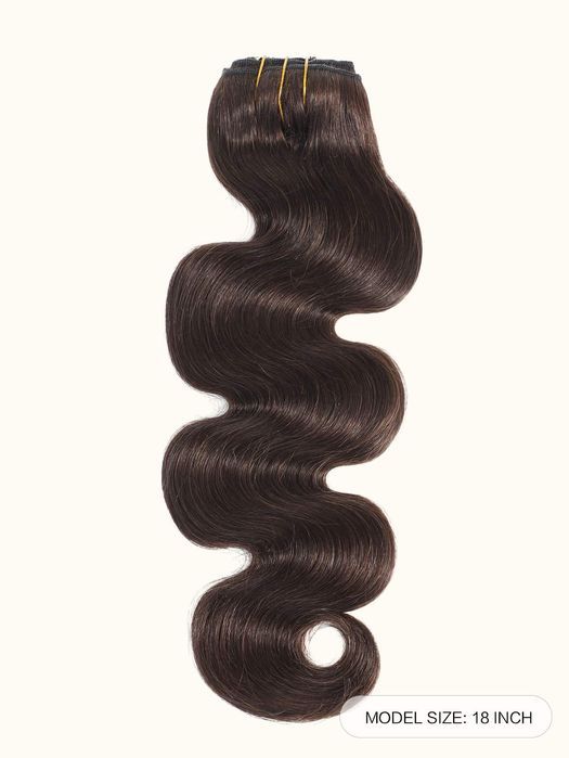 Extensões de cabelo humano encaracolado com clipe de 7 peças